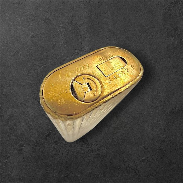 Cartier Paris – Plaque Or G Работеща позлатена запалка