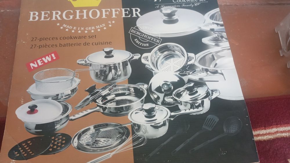 Набор кастрюль и кухонных принадлежностей 27 предметов из Германии