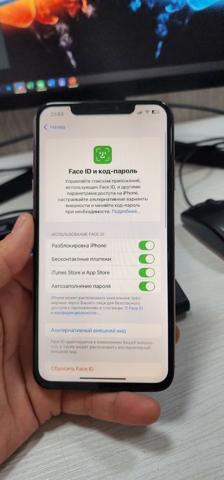 Iphone Xs Max LL/A 64GB Akk 100% ideal Holati