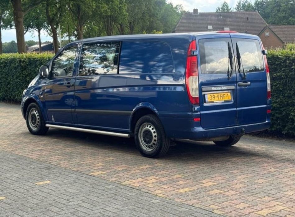 Vito 110 L3H1  XXL Lung 2.2cdi 100cp 258k ,  6 locuri + marfa Import , N1 , 3 Locuri , Aer Conditionat, 2x Chei