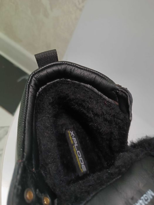 Новый. Коричневые зимние сапоги 42-43р. Натуральная кожа, шерсть