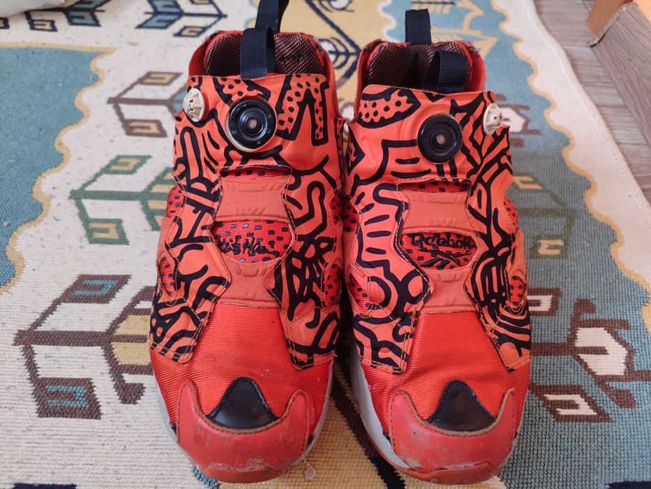 Reebok instapump keith haring