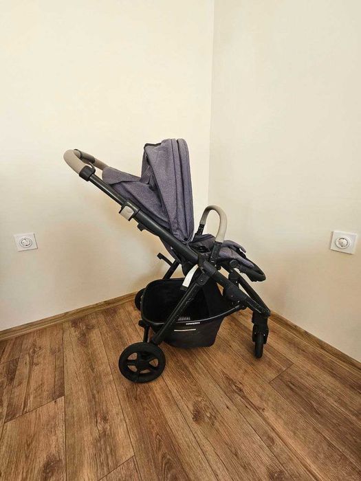 Бебешка количка Foppapedretti Eureka 2в1 Denim пълен комплект