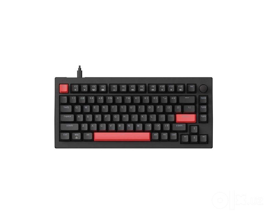 Клавиатура Lemokey X4 84Key Keychron Brown USB-A QMK Black