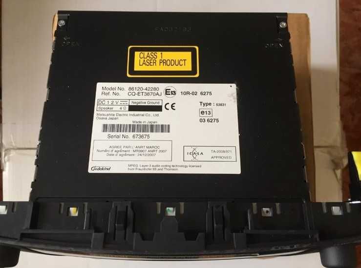 Ново Радио CD за Toyota RAV 4 2008 - 2012