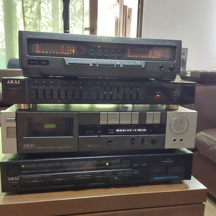 Din colecție proprie Akai, Receiver, Deck,Egalizator