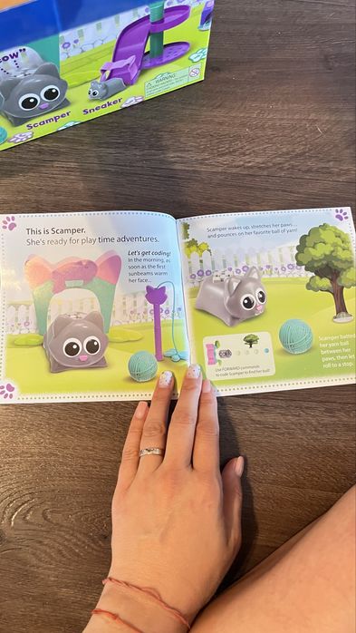 Set de joaca codare Learning Resources - Scamper si Sneaker, NOU