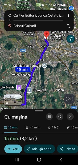 Apartament 1 camera Lunca Cetatuii