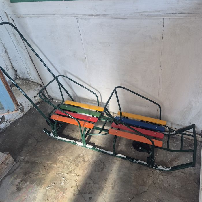 Продаётся санки 2х местная