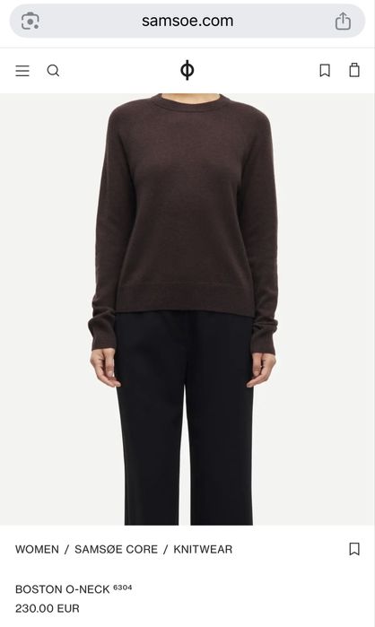 100% кашмир пуловер Samosoe