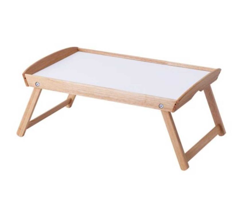Нова Бамбукова Масичка за закуска в леглото, лаптоп, таблет, за работа