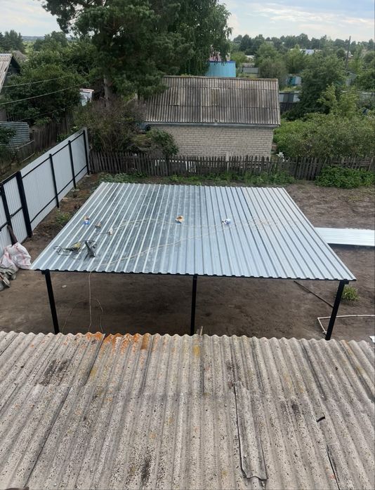Установка навесов