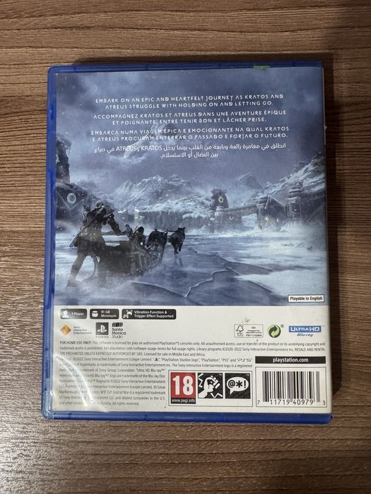 Продам GOW:Рагнарек и Marvel Spider man 2