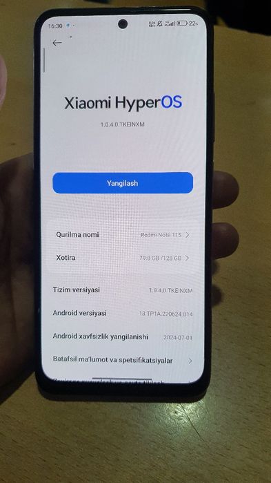 Redmi not 11S 6+2/128