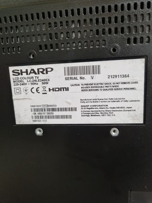 лед телевизор sharp 24 инча