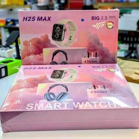 Smart Watch & Casti Over ear Set , 4 curele , incarcator