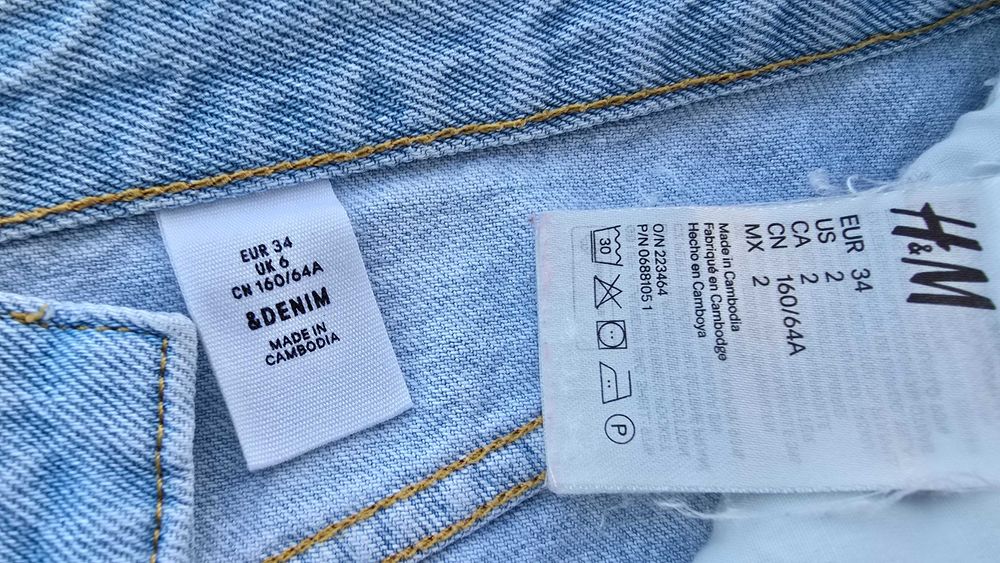 Дънкова пола H&M размер XS-S