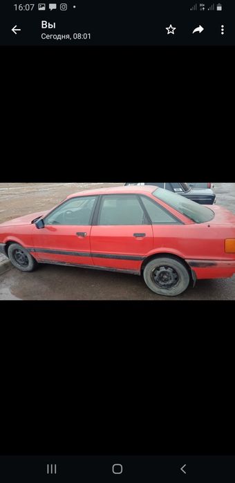 Продам ауди 80 б3 на ходу