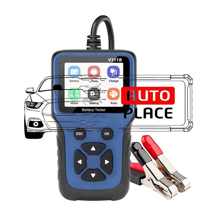 Тестер за акумулатори V311B 12V / 2000A