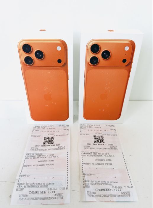 НОВ!iPhone 17 Pro Max 256GB Cosmic Orange 2г.ГАРАНЦИЯ Техномаркет!