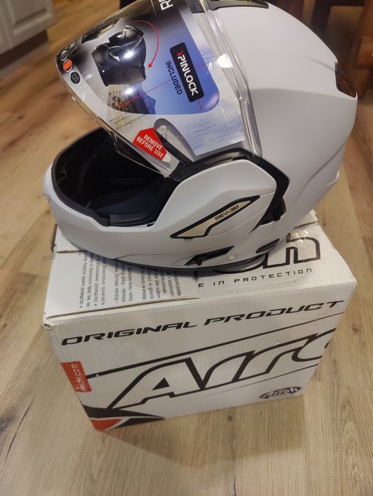 Vand casca airoh rev19 grey matt flip up