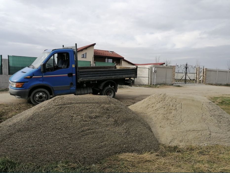 nisip, balast, pamant vegetal,chisai, piatra
