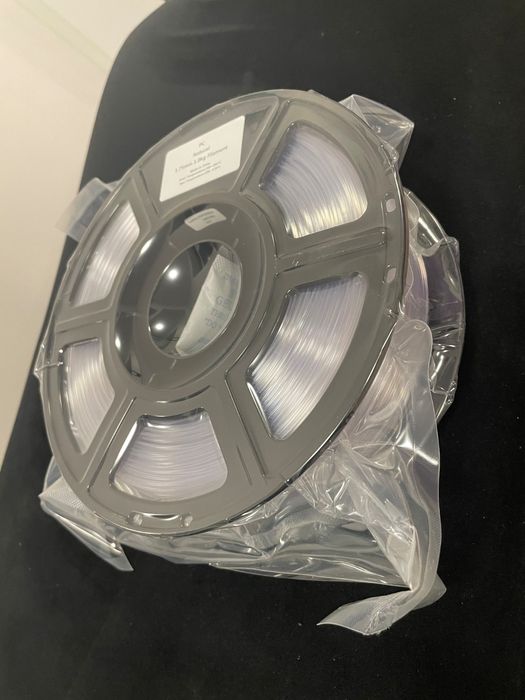Филамент для 3D печати на принтере PC (поликарбонат) прозрачный 1кг