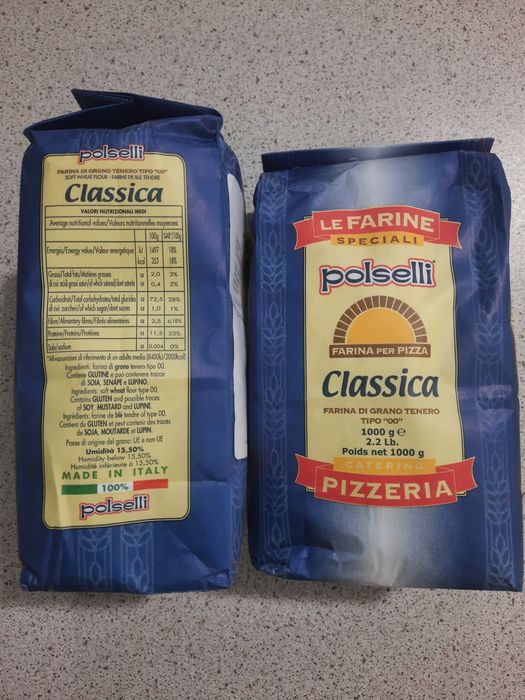 Мука для пиццы в пачках