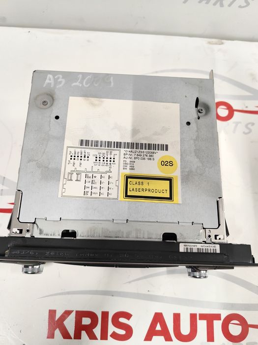 CD-радио Audi A3 8P 2009/ Ауди А3 8П 2009г