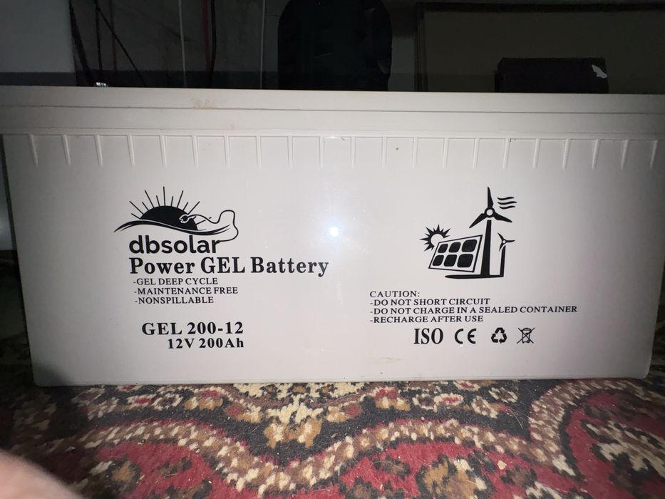 Beterii solare Power Gel Battery