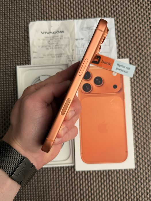 НОВ! *ЛИЗИНГ* iPhone 17 Pro 256Gb Cosmic Orange 24М ГАРАНЦИЯ