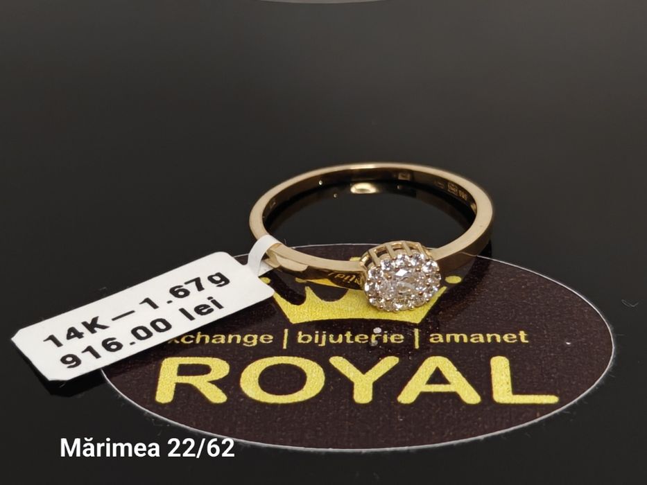 Bijuteria Royal: Inel aur 14k/1.67 gr