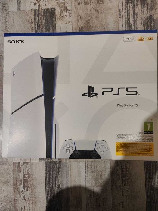 PlayStation 5 1TB (нов) + 1 контролер поддържа диск