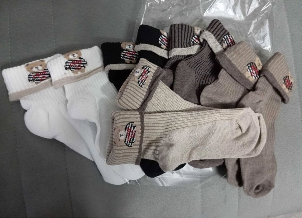 5 perechi sosete cu model ursulet 35 - 38