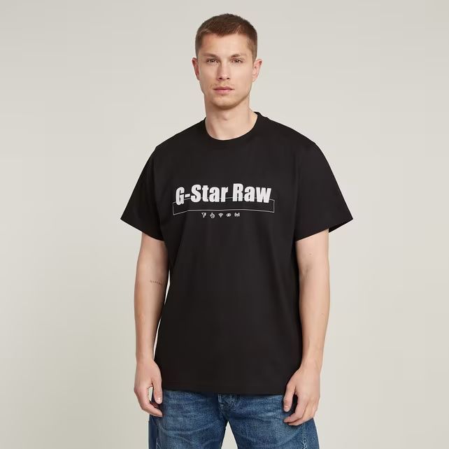Оригинална тениска G-Star Raw Symbols M , L , XL нова мъжка черна