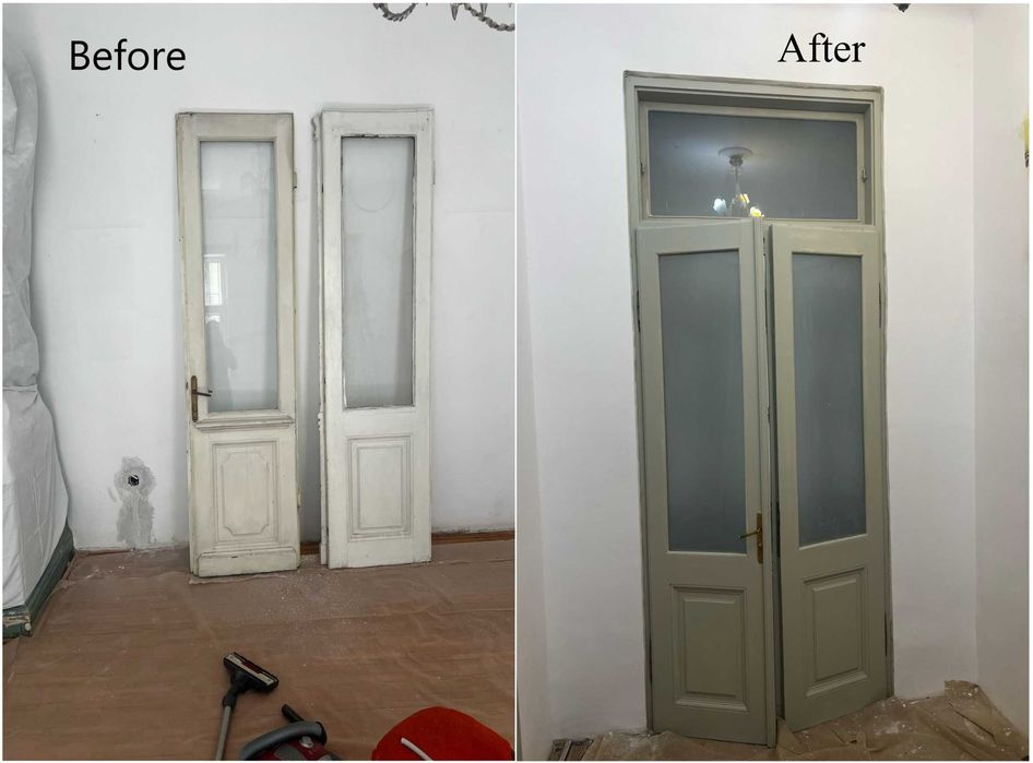Recondiționari uși lemn București | Vopsire & restaurare profesională