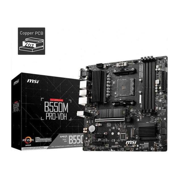 Placa de baza MSI B550M PRO-VDH
