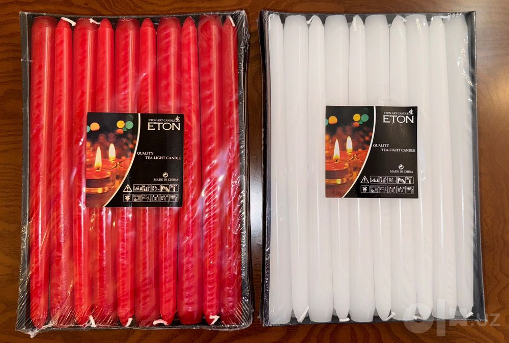 Декоративные конусные свечи ETON