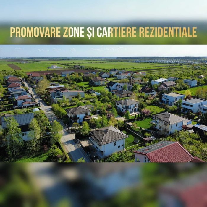 Promovare Zone și Cartiere Rezidențiale cu Dronă 4K