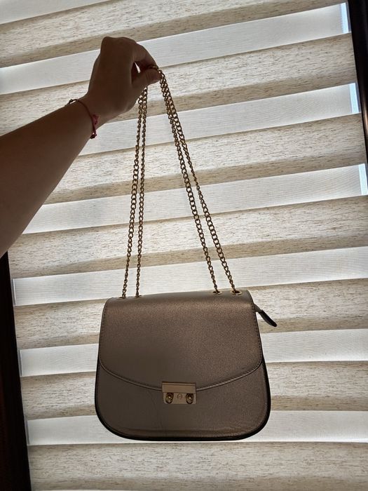 Дамска чанта сива