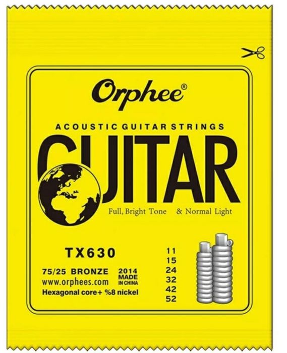 Corzi chitară Orphee clasică și acustică