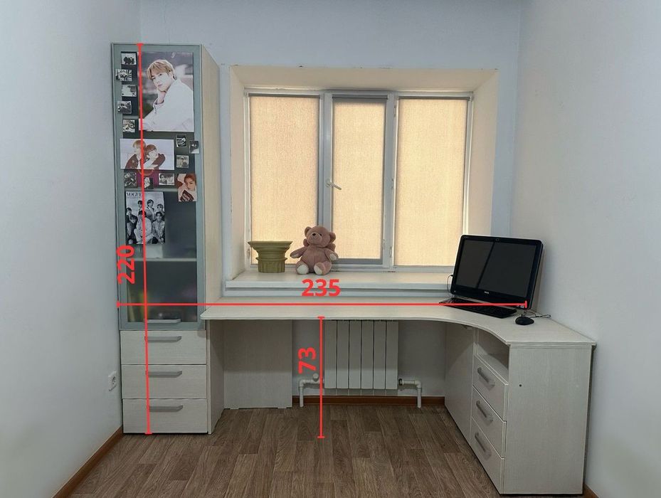 Мебель встроенная на детскую комнату