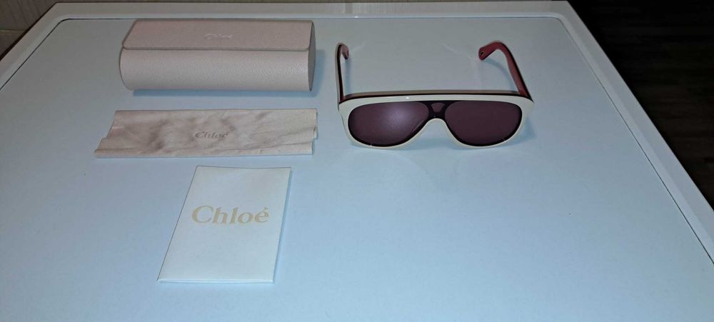 Ochelarii soare de lux pt Dama Chloe made Italy prod nou cu eticheta