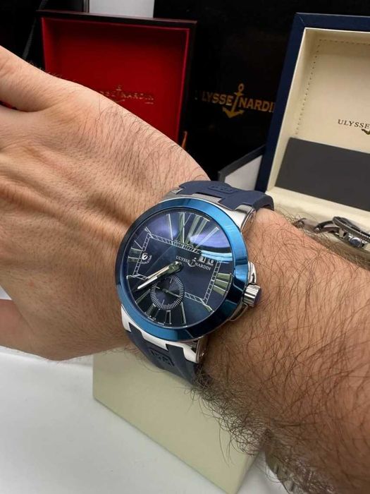 ulysse nardin dualtime сребърн / златно