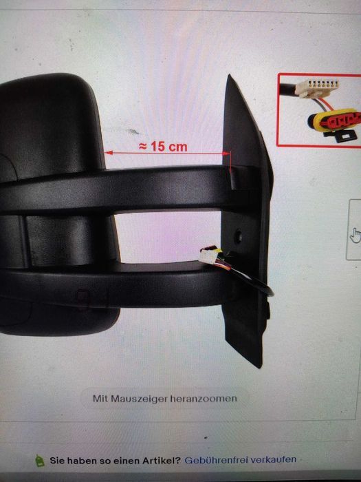 oglinda noua iveco daily 2006-2014 orice an electrica brat lung scurt