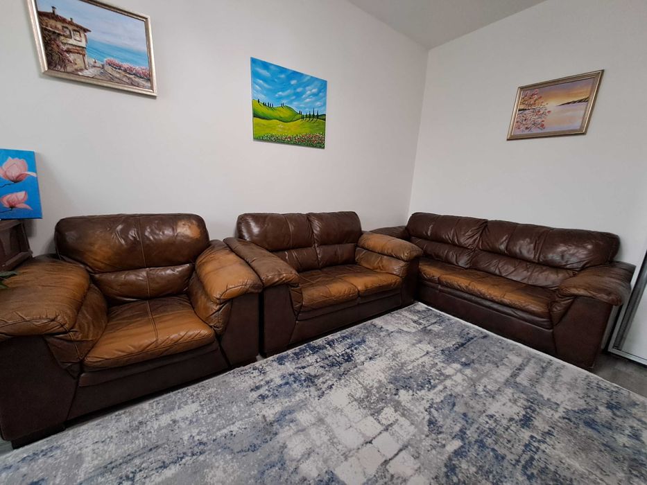 Холова Гарнитура, Естествена Кожа, от Англия.