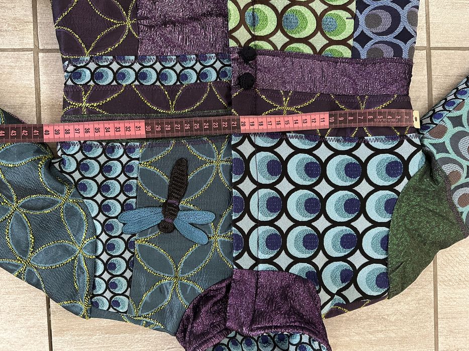 DESIGUAL/ Испания/ пальто- куртка детская в стиле пэчворк