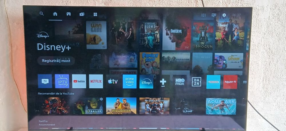 Tv Philips Ambilight  diagonala 139 cm in garantie
