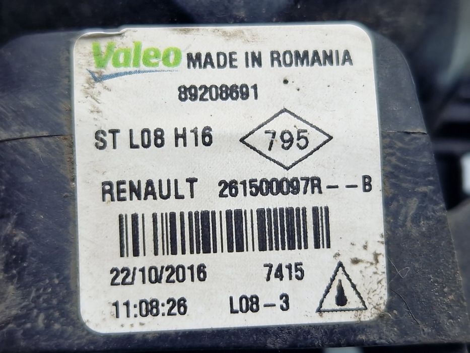 Proiector ceata stanga Dacia Duster [Fabr 2010-2017] SUV Facelift 2615
