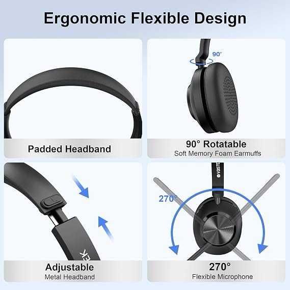 Căști Bluetooth fără fir Voistek